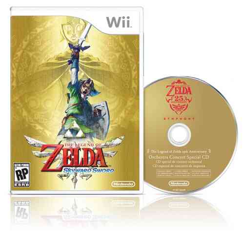 The Legend Of Zelda Skyward Sword   Cd Banda Sonora Wii